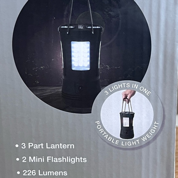 Brookstone Black Multi-Function LED Lantern - Picture 5 of 5